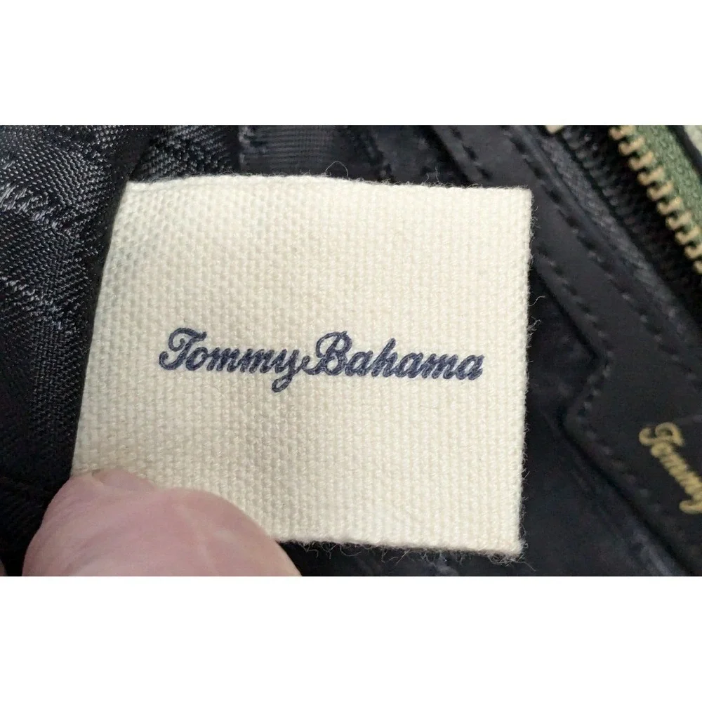 TOMMY BAHAMA Women‎ Green Leather El Roble Crossbody Purse